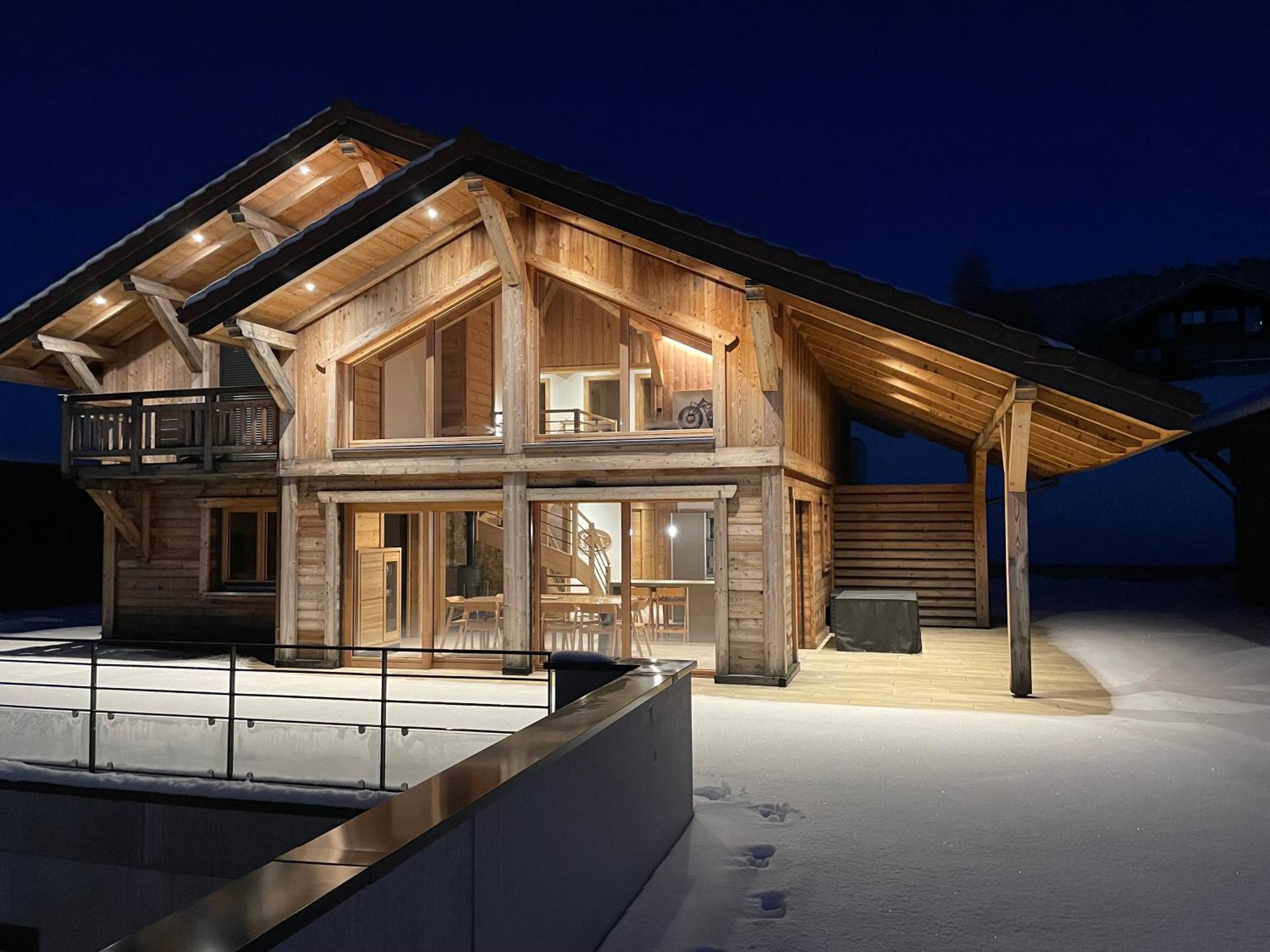 מלבויסון Chalets Coeur Du Lac מראה חיצוני תמונה