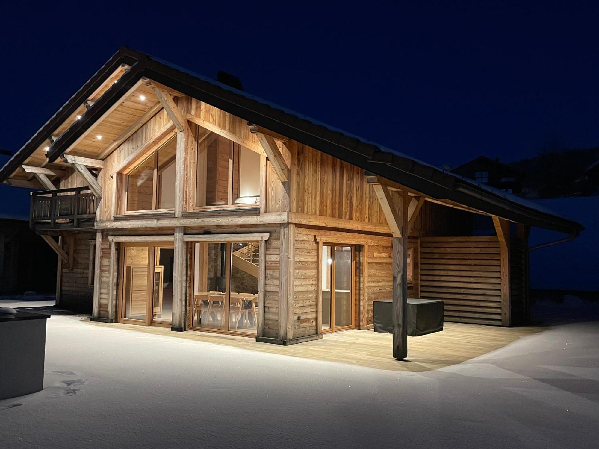 מלבויסון Chalets Coeur Du Lac מראה חיצוני תמונה