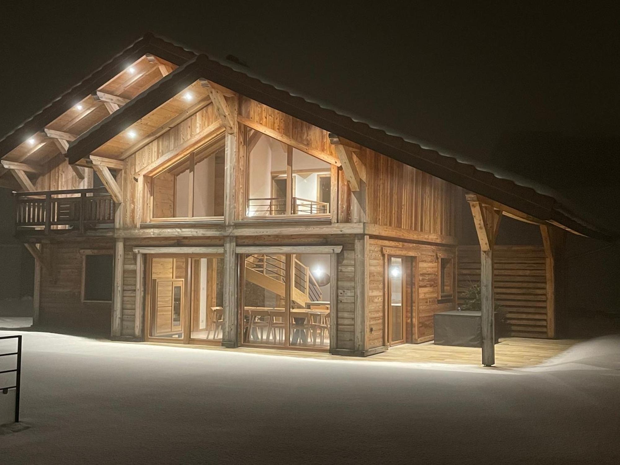 מלבויסון Chalets Coeur Du Lac מראה חיצוני תמונה